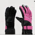 Guanti da sci per bambini Viking Mate fucsia/turchese 9