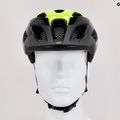Casco bici Rudy Project Crossway nero/giallo fluo lucido 9