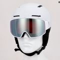 Casco da sci Salomon Driver Pro Sigma bianco/nero bronzo 18