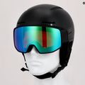 Casco da sci Salomon Driver Pro Sigma nero/meraldo 17