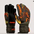 Guanti da portiere per bambini Reusch Attrakt Silver verde deserto/arancio shocking/nero 9
