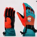Guanti da sci da uomo Viking Brother Louis multicolore/marrone 9
