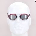 Occhiali da nuoto Arena Cobra Core Swipe Mirror argento/rosso vino 7