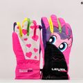 Level Lucky 2021 pk di guanti da sci arcobaleno per bambini 7