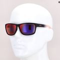 Occhiali da sole UVEX Lgl 36 CV nero opaco rosa/colorvision mirror plasma 7