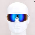 Occhiali da sole UVEX Sportstyle 227 bianco opaco/blu specchiato 7