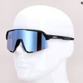Occhiali da sole 100% lenti a specchio multistrato bianco opaco/blu scuro 9