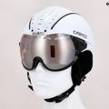 CASCO casco da sci SP-2 Carbonic Visor bianco 11