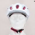 Casco da bici per bambini Alpina Carapax a pois bianchi 9