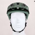 Casco da bicicletta Lazer Coyote scuro/verde opaco 10