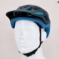 Casco da bicicletta Lazer Coyote scuro/blu opaco 9