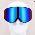 Red Bull SPECT Rush Occhiali da sci polarizzati opachi blu/blu/marrone blu a specchio/blu 9