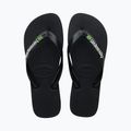 Infradito Havaianas Brasil Logo nero/nero 10
