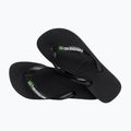 Infradito Havaianas Brasil Logo nero/nero 11
