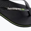 Infradito Havaianas Brasil Logo nero/nero 12