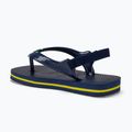 Sandali Havaianas Baby Brasil Logo II blu navy / giallo agrumi per bambini 3