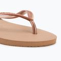 Infradito Havaianas Slim da donna oro rosa 7