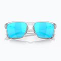 Occhiali da sole Oakley Sylas XL lucidati in zaffiro trasparente/prismatico 5