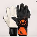 Guanti da portiere Uhlsport Speed Contact Supersoft nero/bianco/neon orange 9