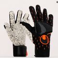 Guanti da portiere Uhlsport Speed Contact Supergrip+ Reflex nero/bianco/arancio neon 9