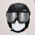 Casco da sci UVEX Instinct Visor nero/opaco 8