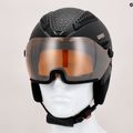 Casco da sci donna UVEX Hlmt 600 WE glamour nero swarovski 8