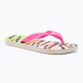 Infradito Havaianas Top Animals donna beige/rosa