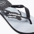 Infradito Havaianas Hype da uomo nero/nero/bianco/bianco 7