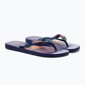Infradito Havaianas Hype da uomo blu marino/blu marino/arancione di Megonia 5