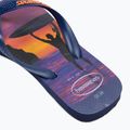 Infradito Havaianas Hype da uomo blu marino/blu marino/arancione di Megonia 8