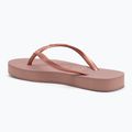 Infradito Havaianas Slim Platform da donna, rosa croco 3
