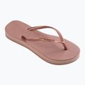 Infradito Havaianas Slim Platform da donna, rosa croco