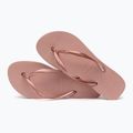 Infradito Havaianas Slim Platform da donna, rosa croco 4
