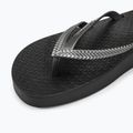 Infradito da donna Ipanema Bossa Soft V nero/argento 7
