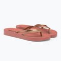 Infradito Ipanema Bossa Soft V rosa/rosa metallizzato da donna 4