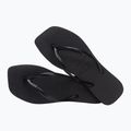 Infradito Havaianas Slim Square da donna, nero 5