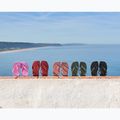 Infradito Havaianas Slim Square da donna, rosa croco 10