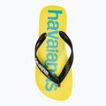 Havaianas Top Logomania 2 infradito bianco / nero 5