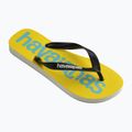 Havaianas Top Logomania 2 infradito bianco / nero 8