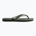 Infradito Havaianas Square Logo Metallic verde oliva da donna 9