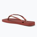 Infradito Havaianas Square Logo Metallic mogano da donna 3