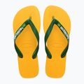 Havaianas Brasil Logo infradito giallo pop 10