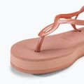 Sandali Havaianas Luna Flatform crocus rose da donna 7