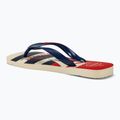 Havaianas Top Nautical infradito beige paglia / blu navy / rosso rubino 3