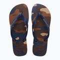 Infradito Havaianas Top Camu marrone scuro da uomo 10