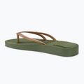 Infradito Ipanema Bossa Soft V verde/oro da donna 3