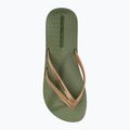 Infradito Ipanema Bossa Soft V verde/oro da donna 5