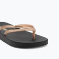 Infradito Ipanema Bossa Soft V nero/oro da donna 7
