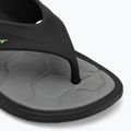 Infradito Rider Cape XVIII da uomo nero/grigio/verde 7