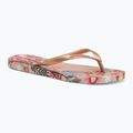 Infradito Ipanema Verao Tropical beige/oro da donna